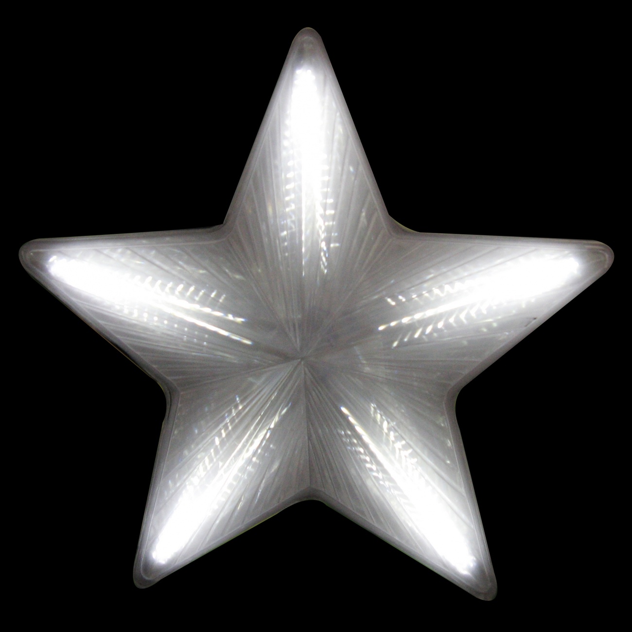 Novog. ukras - zvezda 50cm sa belim led lampicama E.Denis