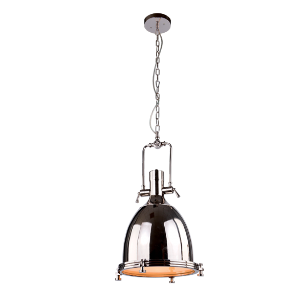 Plafonska svjetiljka-visilica Berlin-1A 1xE27 fi 36cm hrom