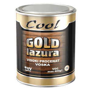 COOL GOLD Lazura za drvo 0.75l  02 Nevena color