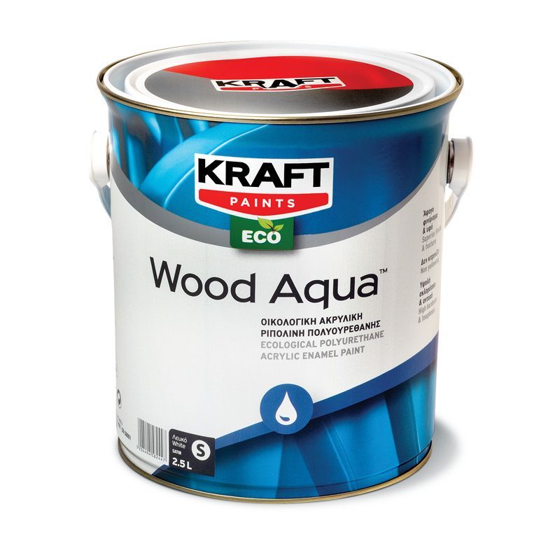 Kraft ECO Wood Aqua - emajl za drvo 0.75l saten Kraft
