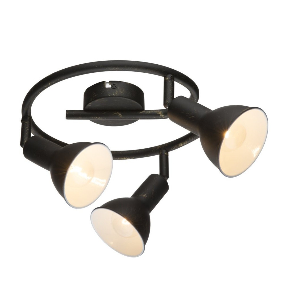Plafonska svjetiljka Namus 3x40W E14 fi 25x18.5cm crna