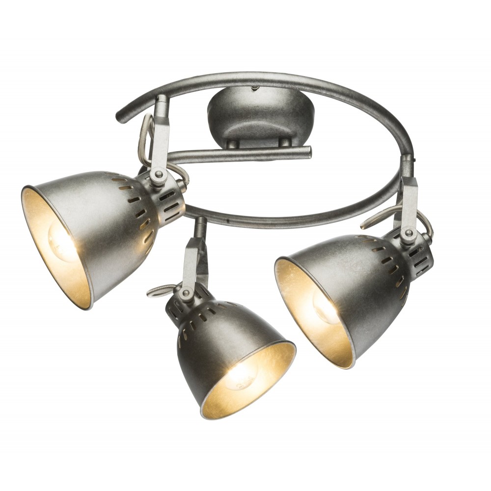 Plafonska svjetiljka Hernan 3x40W E14 fi 29x21.2cm boja srebra