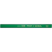 Stolarska olovka poluovalna 10H 18cm zelena